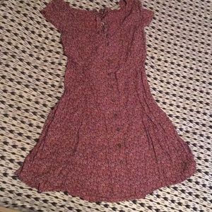 Summer Floral Skater American Eagle Dress